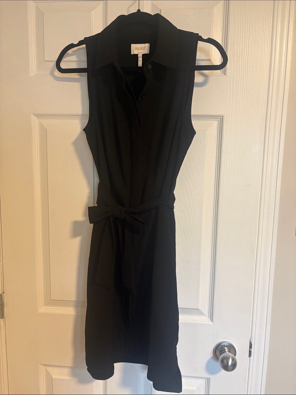 Laundry by Shelli Segal Hidden Button Front Dress